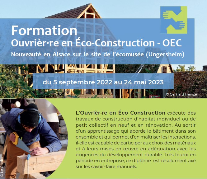 Formation Ouvrièr·re en Éco-Construction - OEC
