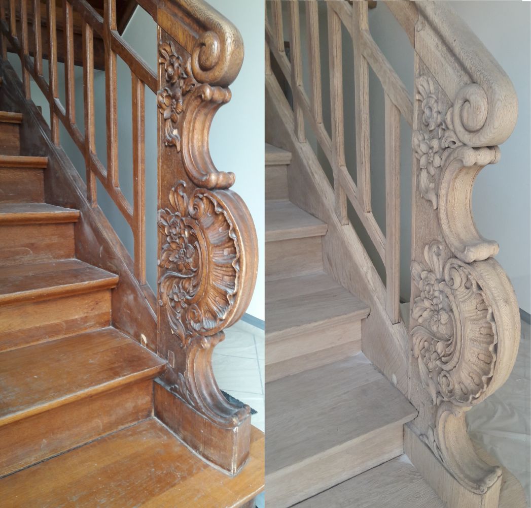 escalier bois