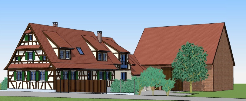 Rénovation d'une maison à pan de bois
